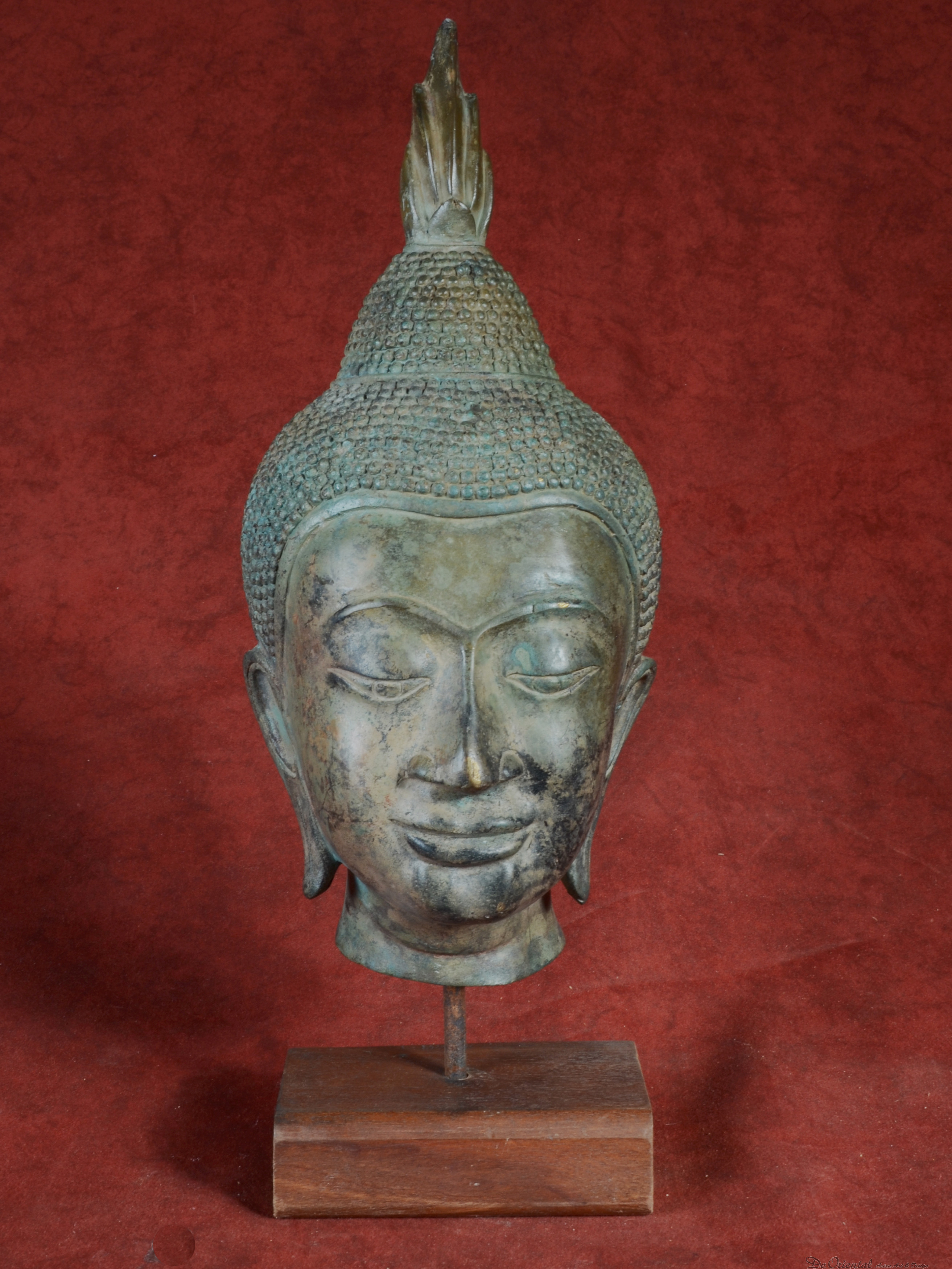 Gevestigde theorie vrijwilliger blootstelling Boeddha hoofd Ayutthaya brons | De Oriental