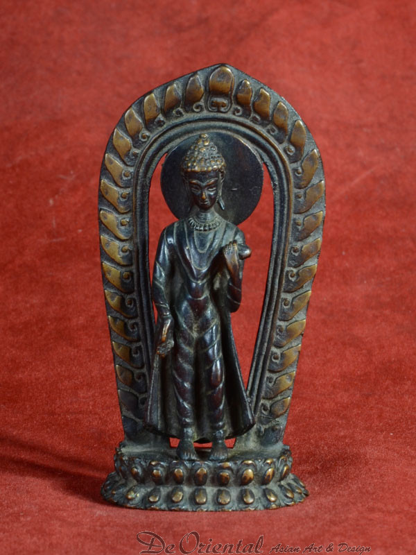 Woordenlijst fantoom vloot Zeldzaam bronzen Boeddha uit nepal | De Oriental